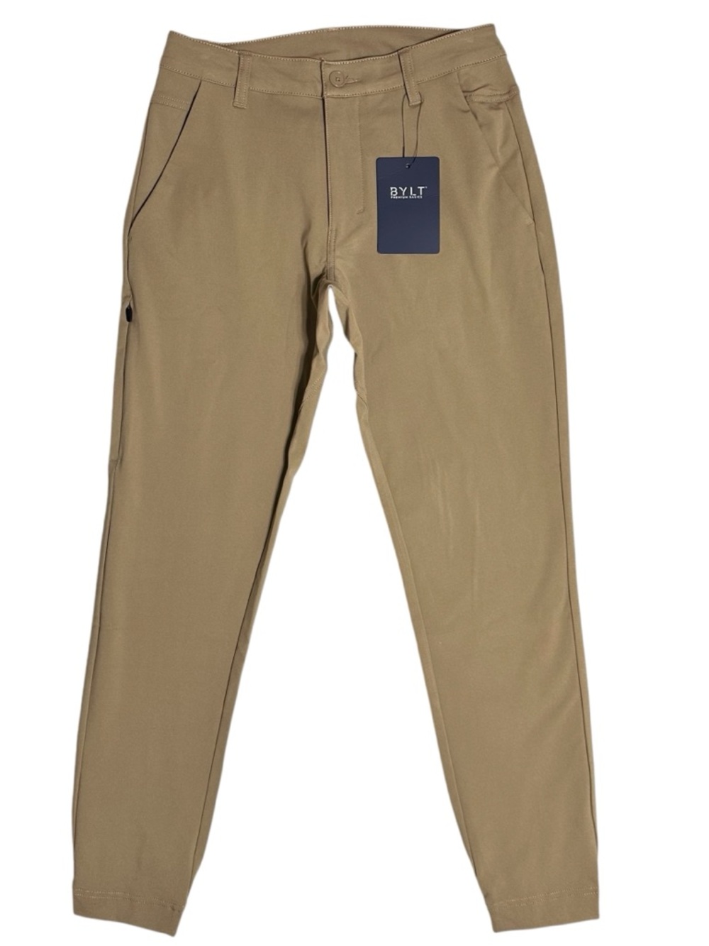 BYLT NEW Premium Basics Everyday Jogger Tan Pants Sz.30x28.5” Preppy Sports